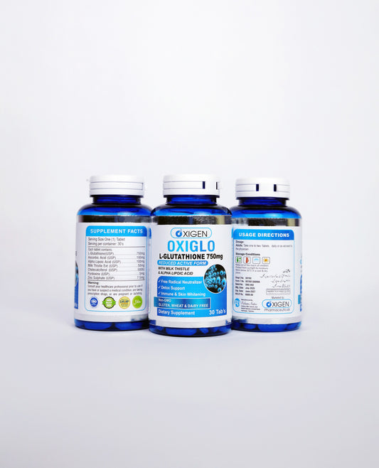 OXIGLO (L-Glutathione 750mg)