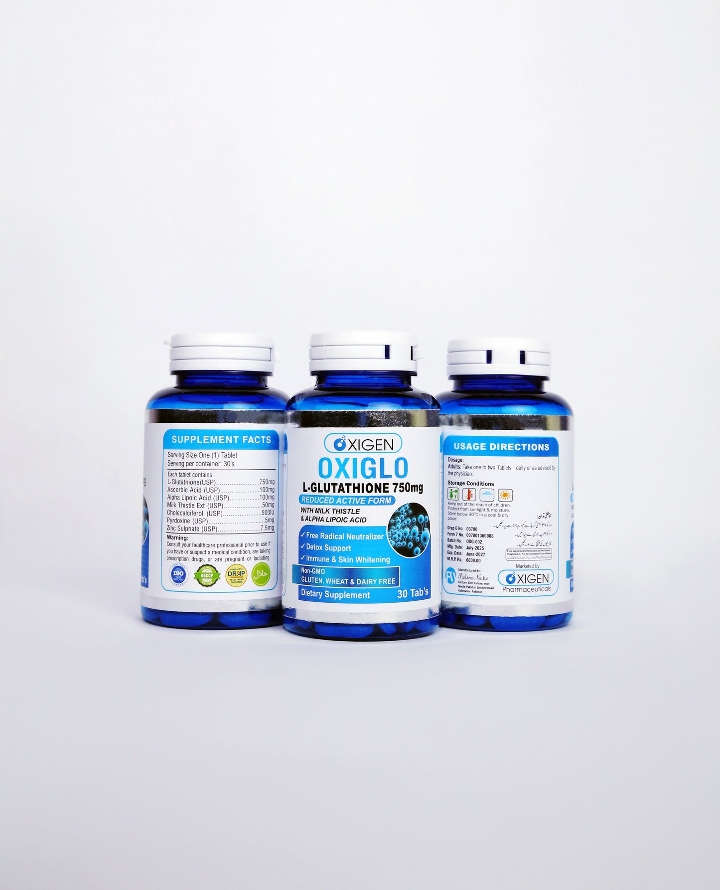 OXIGLO (L-Glutathione 750mg)